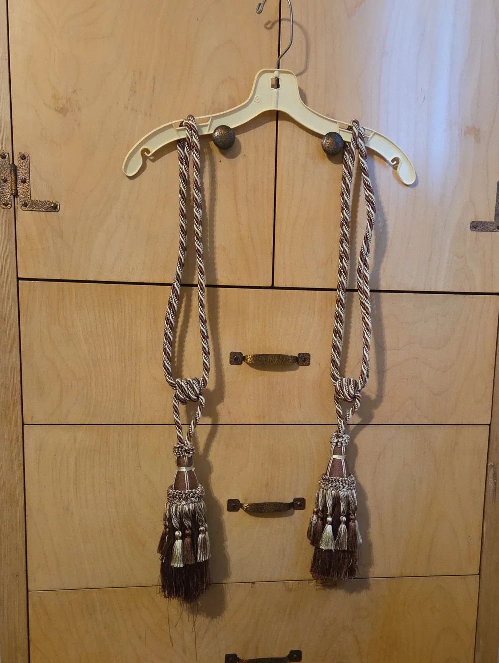 Set Of Two Decorative Tassels Or Drapery Tie Backs